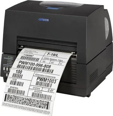 Obrázek produktu pro Citizen CL-S6621, Přímý tepelný přenos, 203 x 203 DPI, 150 mm/s, Černá