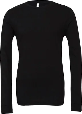 Produktbild von Canvas 3501 | Herren Jersey Long Sleeve Tee,ringgesponnene Baumwolle - Farbe: Black - Größe: S