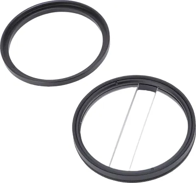Image de 58 MM Double demi-lune Filtre spécial effets de flou Verre Appareil photo Centre Split Dioptries Objectif Photographie SLR Accessoires