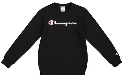 Produktbild von Champion Jungen Legacy Boy - Big Logo Sweatshirt, Black (Kk001), 7-8 Jahre EU