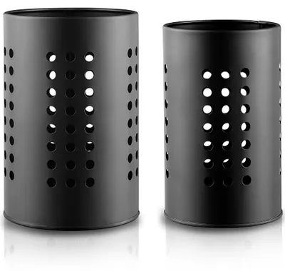 Küchenhelfer-Halter 2er Set, Edelstahl schwarz, Organizer