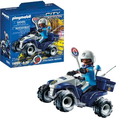 Obrázek produktu pro PLAYMOBIL City Action 71092, Policie, 4 rok/roky, Vícebarevný, Plast