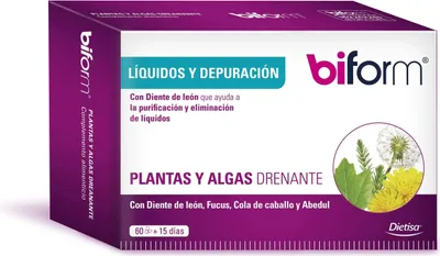 Produktbild von Biform Plantas y Algas 60 Caps