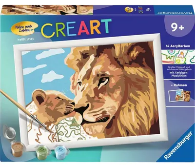Obrázok produktu pre CreArt – Lev s mláďaťom