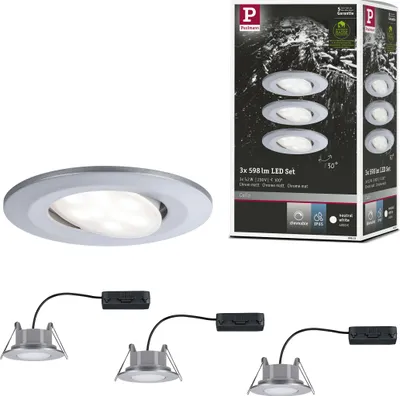 Produktbild von Paulmann LED Einbauleuchte Calla Basisset schwenkbar