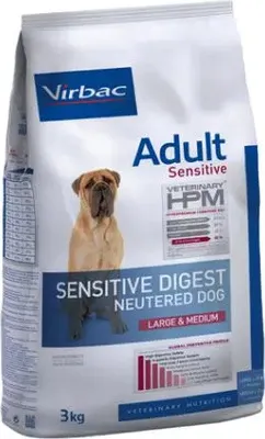 Immagine prodotto di VIRBAC HPM CANINE SENSITIVE DIGEST CASTRATO LARGE MED. 12 kg