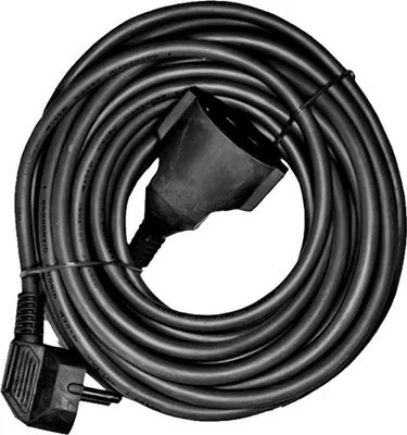 Produktbild von Verlängerungskabel EDM Flexibel 3 x 1,5 mm Schwarz 15 m