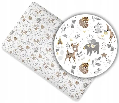 Produktbild von Spannbettlaken für Kinderbett 60x120 cm - 100% Baumwolle -