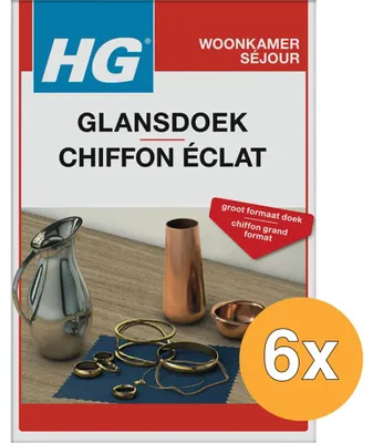 Obrázok produktu pre 6x HG strieborná leštiaca utierka (1 ks)