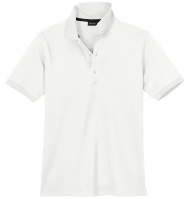 Produktbild von Redfield weißes Basic Stretch-Poloshirt Übergröße