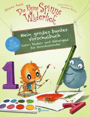 Produktbild von Die kleine Spinne Widerlich - Mein großes buntes Vorschulbuch