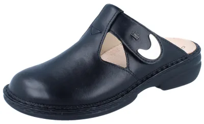 Productafbeelding van Finn Comfort Belem damespantoef, comfortabel, zwart, leer, NIEUW - Dameschoenen, slippers/teaksandalen, zwart, leer