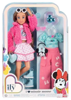 Produktbild von Minnie Mouse Modepuppe, 28 cm, perfekt zum Spielen