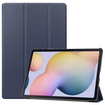 Imagen del producto de Funda Tríptica tipo Libro para Samsung Galaxy Tab S8 Plus / S7 Plus / S7 FE 5G - Azul oscuro