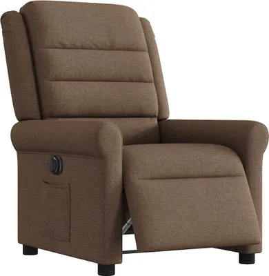 Produktbild von vidaXL Relaxsessel Elektrisch Braun Stoff