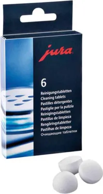 Produktbild von Jura 2-Phasen-Reinigungstabletten Blister à 6 Tabletten
