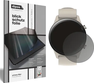 Produktbild von Blickschutzfolie für Xiaomi Mi Watch matt Schutzfolie Folie Display Schutz dipos