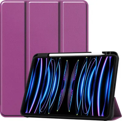 Produktbild von Bizon Case Tab Lizard Apple iPad Pro 11 2022/2021/2020/2018 dunkel lila