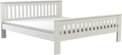 Produktbild von Doppelbett aus Holz 180x200 MEBANE - Weißkiefer