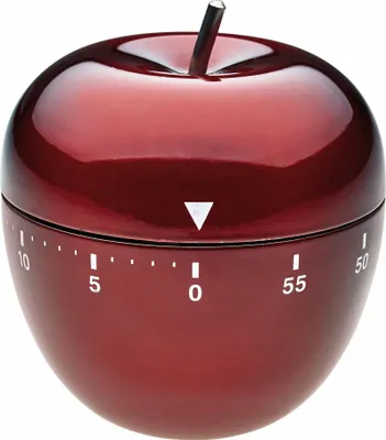 Produktbild von TFA 38.1030 Analoger Küchen-Timer aus Edelstahl APFEL