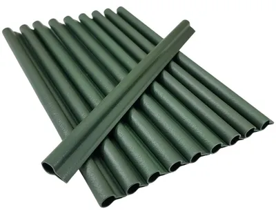 Produktbild von NYVI Privafence Befestigungsclips für Sichtschutzstreifen - Doppelstabmatten - Klemmschiene für Sichtschutz Garten & Zaun, Farbe:Grün RD12, Anzahl:30