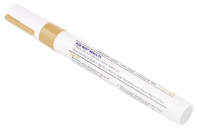 Productafbeelding van 1 stuks waterdige, professionele autostift, bandenlakstift, markeerstift (goud)