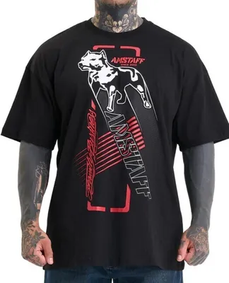 Produktbild von Amstaff Herren T-Shirt Yeller, Farbe:schwarz, Größe:S