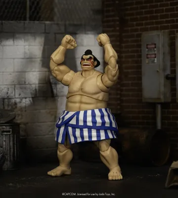 Immagine prodotto di Ultra Street Fighter II: The Final Challengers - Action figure in scala 1/12 - E. Honda - 16 cm