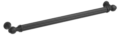 Image de Poignée pour meubles en zamac Entraxe 224mm Varnish black matt Lot de 6