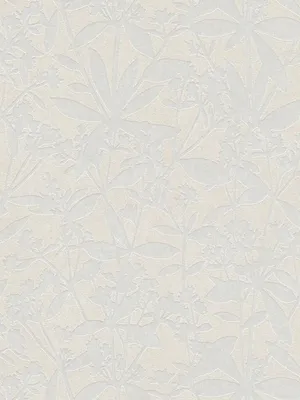Produktbild von Florale Vliestapete mit Blumen Strukturmuster – Creme, Weiß