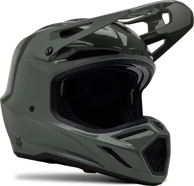 Produktbild von FOX V3 RS Carbon Solid MIPS Motocross Helm, grau, XS (53/54)