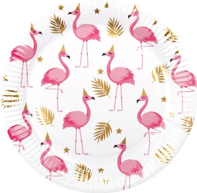 Obrázok produktu pre 10 Teller Party Flamingo 23cm