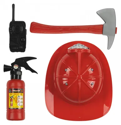 Produktbild von PartyPro 4-teiliges Feuerwehr-Set