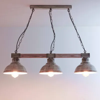 Produktbild von Vintage Pendelleuchte 3-flmg E27 Shabby Weiß HAKON