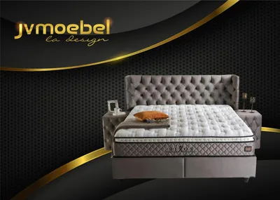 Image de Lit Tissu Meuble Luxe Lits Moderne Lit Textile Chambre à coucher Design Nouveau