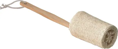 Produktbild von Loofa peeling-massagebürste mit holzgriff - natürlich - Tendance