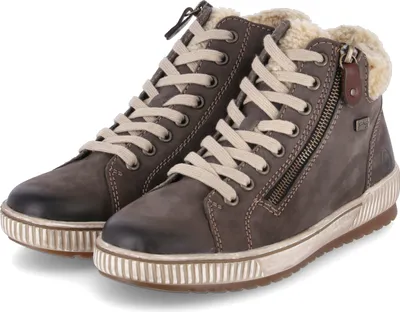 Image de Remonte Columbo Remonte Tex Femmes Chaussures à lacets Bottines Gris Loisirs, Taille:39 EU