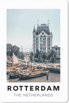 Produktbild von MuchoWow® Mauspad Mousepad Rotterdam - Niederlande - Boot 18x27 cm - Mousepads - Maus Mat - Pad - Mausunterlage