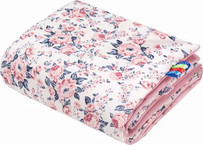 Produktbild von Roses & Smokey Pink Soft Velvet Babydecke 75x100cm