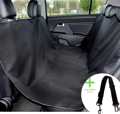 Produktbild von Hunde Autodecke Hundedecke Auto Rückbank Kofferraum Schutz Autoschondecke Decke 2. Schwarz