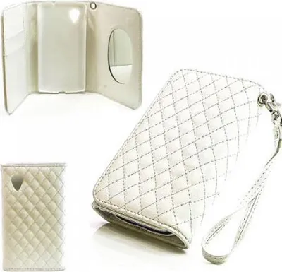 Produktbild von LG Nexus 5 Booksytle Handtasche Mirror Weiss