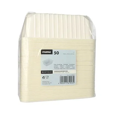 Produktbild von Verpackungsbecher, PP 1 l 6,3 cm x 18,6 cm x 13,3 cm weiss