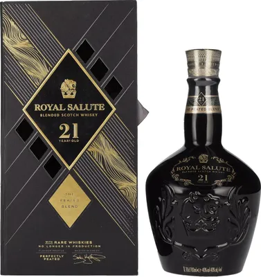 Produktbild von Chivas Regal 21 Years Royal Salute - The Peated Blend + Box 700ml 40% Vol.