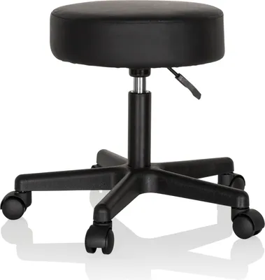 Obrázok produktu pre hjh OFFICE otočná stolička OPERÁTOR I Rolling stolička pracovná stolička, ergonomická stolička pre kancelársku prax domácu kanceláriu, Imitácia kože