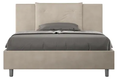 Immagine prodotto di Letto Matrimoniale 160x200 cm con Rete e Contenitore Appia Sabbia
