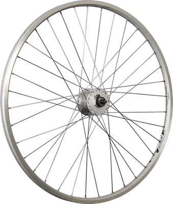 Produktbild von 28 Zoll Vorderrad Ryde Zac19 Hohlkammerfelge Shimano DH-C3000 Nabendynamo silber