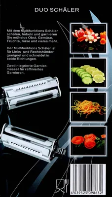 Produktbild von Duo Schäler 2 in 1 Schäler Sparschäler und Julienne Schäler