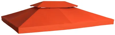 Image de Toit de remplacement pour pavillon en métal – Polyester | Couleur : Terre