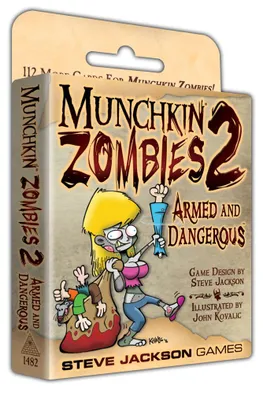 Zdjęcie produktu dla Munchkin Zombies 2: Armed and Dangerous – dodatek do gry karcianej – wersja angielska