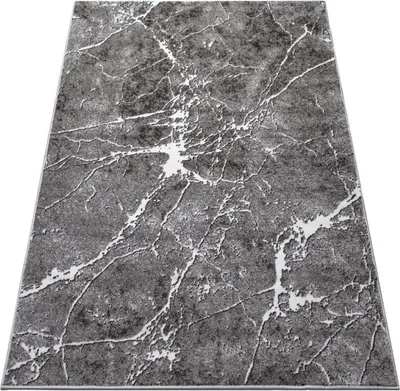 Produktbild von Ayyildiz | Moderner Teppich - Marmor Optik - Abstraktes Design - Kurzflor Wohnzimmer - grau - 120 x 170 cm